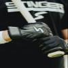 Stinger Sports Sting Squad Batting Gloves for Baseball & Softball (Adult Small, Black Out) view 2