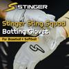 Stinger Sports Sting Squad Batting Gloves for Baseball & Softball (Adult Small, Black Out) view 4