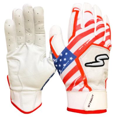 Stinger Sports Sting Squad Batting Gloves for Baseball & Softball (Adult XL, USA)