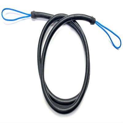SPEARFISHING WORLD 3/8" Bungee/Shock Cord for Float line Buoy Line 40" - Two Loops of 1000 lb Dyneema Line (Blue)