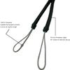 SPEARFISHING WORLD 3/8" Bungee/Shock Cord for Float line Buoy Line 40" - Two Loops of 1000 lb Dyneema Line (Blue) view 2