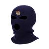 Tigress Ski Mask Animal Embroidered Three Hole Mask Knit Face Cover Graphic Balaclava (Navy Blue) view 1