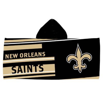 Northwest NFL New Orleans Saints Unisex-Youth Hooded Youth Beach Towel, 21" x 51", Liner