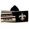 Northwest NFL New Orleans Saints Unisex-Youth Hooded Youth Beach Towel, 21" x 51", Liner view 1