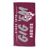 Northwest NCAA Texas A&M Aggies Unisex-Youth Hooded Youth Beach Towel, 21" x 51", Facet view 1