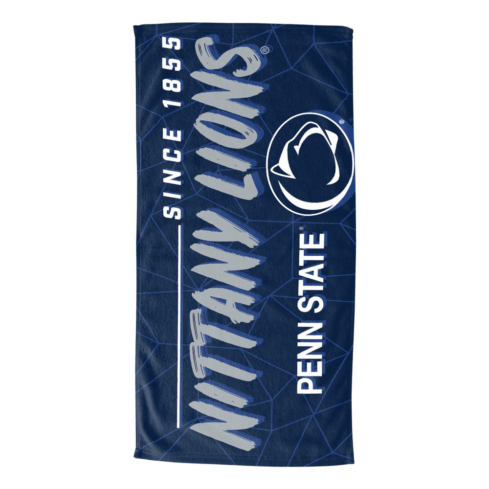 Northwest NCAA Penn State Nittany Lions Unisex-Youth Hooded Youth Beach Towel, 21" x 51", Facet