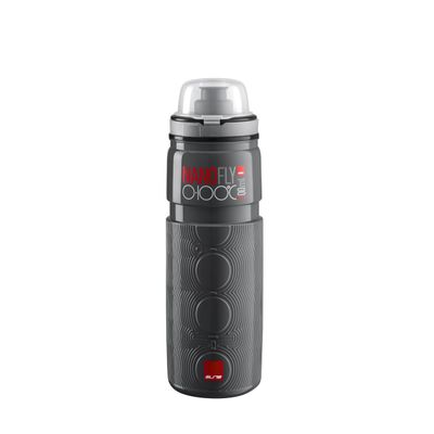 Elite NanoFly 0-100C 500ml Bottle (Dark Grey)  All-Season Insulated Cycling Bottle