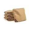 Elakai Cornhole Bags All Weather Single Sided Herringbone Regulation Size and Weight Set of 4 Ochre Yellow 6 in x 6 in view 1