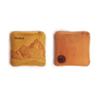 Elakai Cornhole Bags All Weather Dual Sided Slick and Stick Travel Size and Weight Set of 4 Marigold Yellow 4 in x 4 in view 2