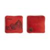 Elakai Cornhole Bags All Weather Dual Sided Slick and Stick Travel Size and Weight Set of 4 Red Lava 4 in x 4 in view 2