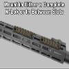 Gotical Combo of 5 Slots & 7 Slots Rail Picatinny Rail Section Adapter Super Value Pack with Set of ScrewsPicatinny Accessory Rail (TAN/FDE - Each Rail 2 PCS) view 4