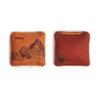 Elakai Cornhole Bags All Weather Dual Sided Slick and Stick Travel Size and Weight Set of 4 Orange Horizon 4 in x 4 in view 2