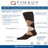 TINKUY PERU Argyle Socks, Mid-Length Long Baby Alpaca Wool Dress Socks for Men and Women, Size 3-14.5 (Medium (4-8), Brown) view 4