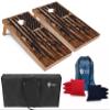 Tailgating Pros American Themed Cornhole Board Set - Official Regulation Size 4'x2' Corn Hole Toss Game w/Set of 8 Bean Bags and Carrying Case - Outdoor Tailgate Yard Game view 1