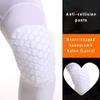 Basketball Pants with Knee Pads for Men, 3/4 Compression Tights Leggings, Football Baseball Soccer Sports Protector Gear White view 2