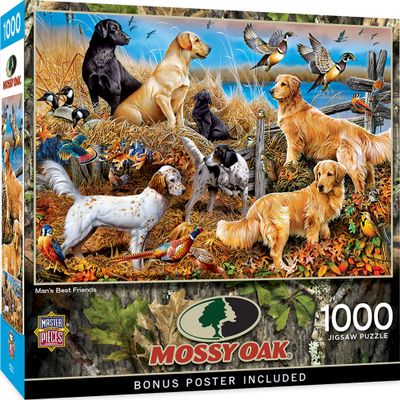 Baby Fanatics 72298: Mossy Oak - Man's Best Friends 1000Pc Puzzle