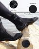 XUKER Premium Neoprene Diving Boots, 3mm & 5mm Water Shoes GBS Wetsuit Booties Side Zipper with Anti-Slip Rubber Sole view 4