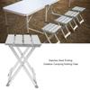 Alvinlite Portable Folding Camping Chair Fishing Folded Seat Stainless Steel Folding Chair for Adults Fishing Hiking view 3