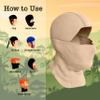 BaHoki Essentials Balaclava Ski Mask - Breathable Thermal Face Cover for Cold Weather - Wind-Resistant Head Gear for Work, Hunting, Snowboarding (Khaki) view 2