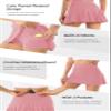 Betaven Pleated Tennis Skirts for Women with Pockets Build in Shorts Golf Skort High Waisted Athletic Running Activewear,A-Pink,Medium view 4