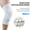 ESGTON Knee Pads EVA Padded Crashproof Leg Sleeve Compression Knee Braces (1 Pair) Youth & Adult - Basketball Football Volleyball (White, XX-Large) view 2