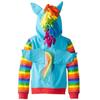 Child Girls Little Pony Rainbow Dash Hoodie Kids Girls Coat (4 Years, Blue) view 2