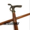 Brass Handmade Skull Snake Head Handle Vintage Antique Wooden Walking Stick Cane Gift (3 Fold Wooden Walking Cane) view 4