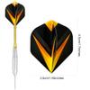 centaur 90Pcs Dart Flights with Flight Protectors, 30 Sets Durable Standard PET Dart Flights for Soft Tip Steel Tip Darts view 3