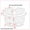 Boat EVA Faux Teak Decking Floor Compatible with 2007 Yamaha SX230 SR230 AR230 Swim Platform view 2