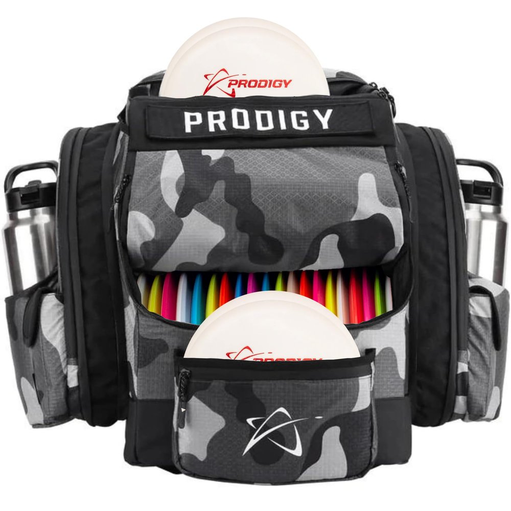 Prodigy Disc BP-1 V3 Disc Golf Backpack | Backpack Storage for Disc Golf Discs | Disc Golf Bag with 30+ Disc Capacity | Tear & Water Resistant | Golf Bags for Men | Outdoor Backpack for Disc