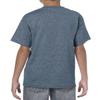 JustBlanks Boys 100% Cotton Short Sleeve Tee Crew Neck Cool Dry Short Sleeve Tee Shirts for Boys - Heather Navy - XS view 2