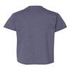 JustBlanks Boys 100% Cotton Short Sleeve Tee Crew Neck Cool Dry Short Sleeve Tee Shirts for Boys - Heather Navy - XS view 4