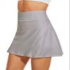 Betaven Pleated Tennis Skirts for Women with Pockets Build in Shorts Golf Skort High Waisted Athletic Running Activewear,A-Grey02,Medium view 2