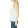 JustBlanks Ladies Ultra Soft 100% Cotton Jersey Racerback Gym Running Yoga Sleeveless Tank Top for Women - White - S view 3