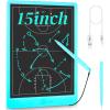 Newnaivete Rechargeable Electronic Basketball Coaching Board - 15 inch LCD Baskball Tactical Coach Board with Stylus Pen for Coaches Marker Training Writing Digital Basketball Training Equipment view 1