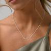 Cute Mama Pendant - Dainty 925 Sterling Silver Plated Mom Chain Necklaces for Women Mother's Day Gifts view 3