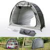 Bike Storage Tent, Anti-Dust Waterproof Bicycle Tent, Portable Bike Storage Tent for 3-4 Bikes, Foldable Bike Shelter for Garden, Camping, Outdoor - Grayish Green view 1