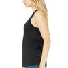 JustBlanks Ladies Ultra Soft 100% Cotton Jersey Racerback Gym Running Yoga Sleeveless Tank Top for Women - Black - M view 3