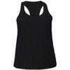 JustBlanks Ladies Ultra Soft 100% Cotton Jersey Racerback Gym Running Yoga Sleeveless Tank Top for Women - Black - M view 4