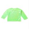 FEESHOW Kids Girls Shiny Metallic T-Shirt Long Sleeve Loose T-Shirt for Stage Performance Costume Jazz Hip Hop Dancewear Green A 7-8 Years view 4
