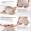 Betaven Pleated Tennis Skirts for Women with Pockets Build in Shorts Golf Skort High Waisted Athletic Running Activewear,A-Grey02,XX-Small view 3