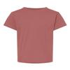 JustBlanks Baby Short Sleeve Casual Tee Shirt Dri-Power Lightweight Crew Neck T-Shirt for Kids - Heather Mauve - 3T view 1