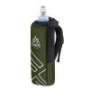 AONIJIE Quick Grip Handheld Water Bottle for Running, Hand Strap Hydration Pack with 500ml Handheld Soft Flask Water Bottle (Olive Green) view 1