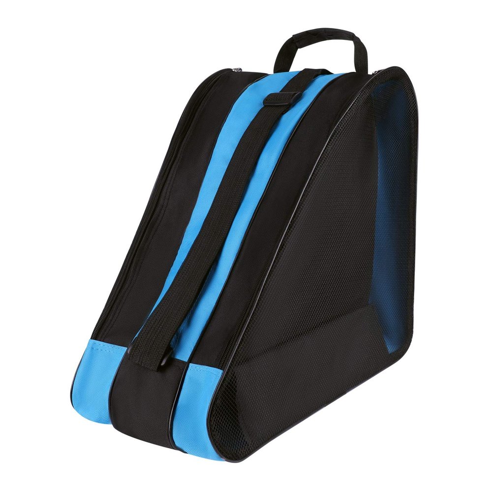 Portable Roller Skate Bag Inline Skating Carrying Bag Girl Boy Ice Skating Boots Storage Shoulder Bag with Adjustable Strap and Handle Adult Youth Large Outdoor Skating Shoes Tote with Mesh Pockets