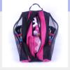 Portable Roller Skate Bag Inline Skating Carrying Bag Girl Boy Ice Skating Boots Storage Shoulder Bag with Adjustable Strap and Handle Adult Youth Large Outdoor Skating Shoes Tote with Mesh Pockets view 2
