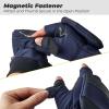 OOZi Winter Gloves for Men Women Touchscreen Gloves Cold Weather Warm Work Gloves for Hiking Running Cycling Driving (S, Black) view 4