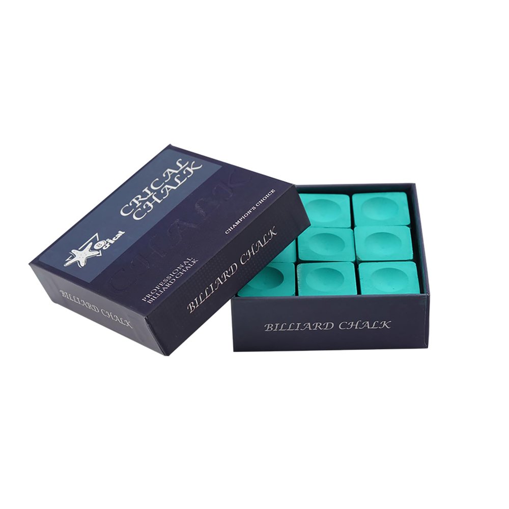 CRICAL Blue Colors Billiard Chalk Pool Snooker Chalk Accessories