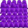KUUQA 40Pcs Purple Drawstring Backpack Bag Bulk Sack Drawstring Bags Bulk String Bags Storage Bags for Sport Gym Traveling view 1