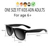 TUPARKA 12 Pack Sunglasses Neon Colors Sunglasses Party Favors Goody Bag Fillers Bulk for Birthday Party Beach Pool Party, 12 Colors (Black) view 2