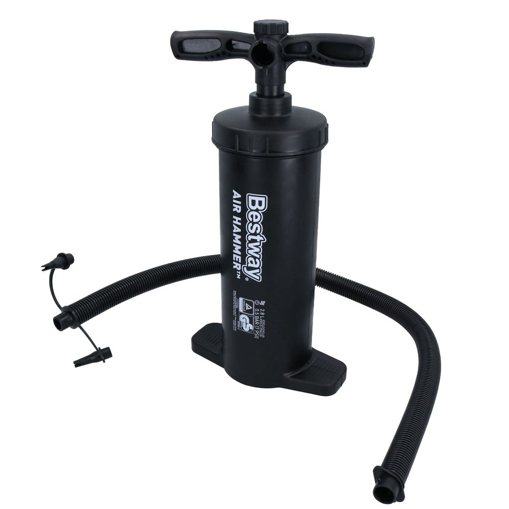 AB Tools 14.5" Air Hammer Hand Pump Air Inflator 4L 0.5Bar Inflatable Boat Kayak Toy